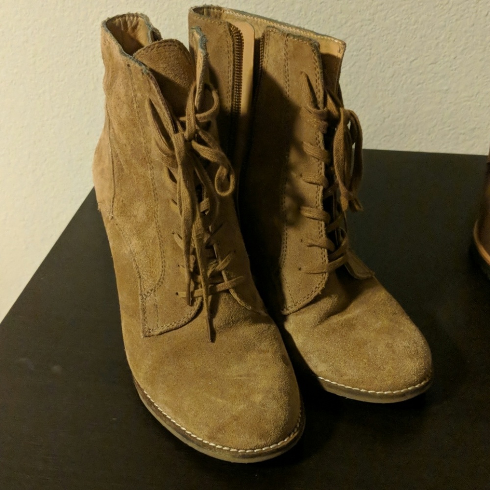 Lucky Brand Wedge Booties